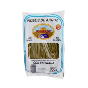 Fideos Soyarroz de Espinaca