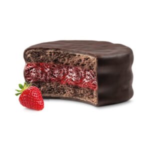 Alfajor Dantelli Chocolate relleno de frutilla