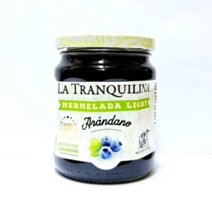 Mermelada La Tranquilina Sin Azucar agregada con stevia Arandanos