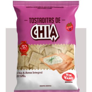 Tostadas de Chia y Arroz Integral