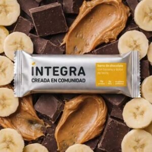 Barras Integra Chocolate sabor banana y dulce de leche x unidad