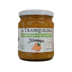 Mermelada La Tranquilina Sin Azucar agregada con stevia Naranja