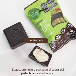 Bombon Benot Sin azucar Pistacho x unidad